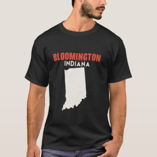 Camiseta Bloomington Indiana EUA State America Viagem Índia