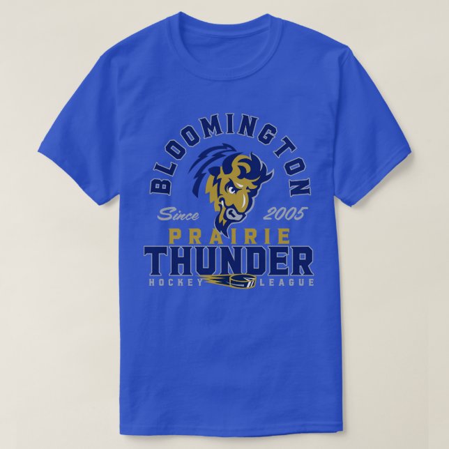 Camiseta Bloomington Prairie Thunder (Frente do Design)