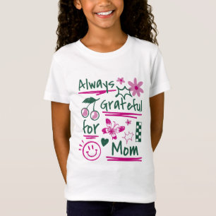 Camiseta Blooms de sorriso da mãe