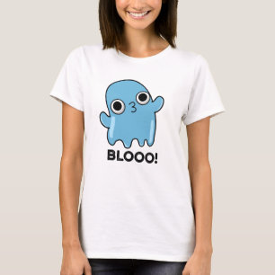 Camiseta Blooo Funny Blue Ghost Pun
