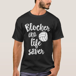 Camiseta Bloqueador Aka Life Saver Defesa do Voleibol