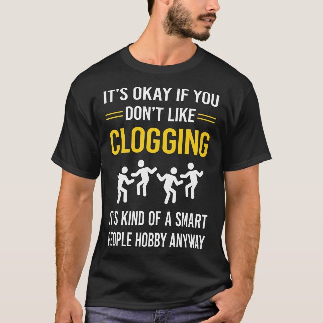 Camiseta Bloqueador de Clogs do Smart Pessoas (Frente)