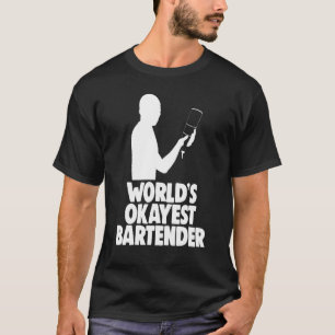 Camiseta Bloqueadores de Tee do Funcionário do Bar de Barte