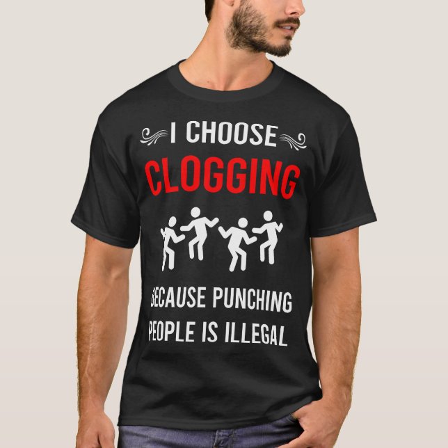 Camiseta Bloqueando Clog Clogger (Frente)