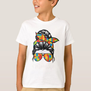 Camiseta Bloquear Mensagem Mãe Mãe Vida Mestre Construtor M