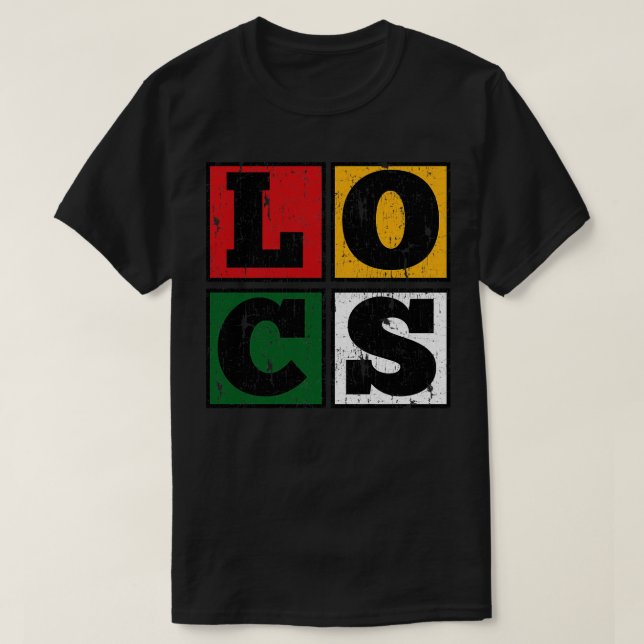 Camiseta Bloqueia Dreadlocks Cores Afrocentricas (Frente do Design)