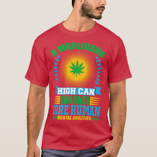 Camiseta Bloqueie seu potencial impacto das maconhas na col