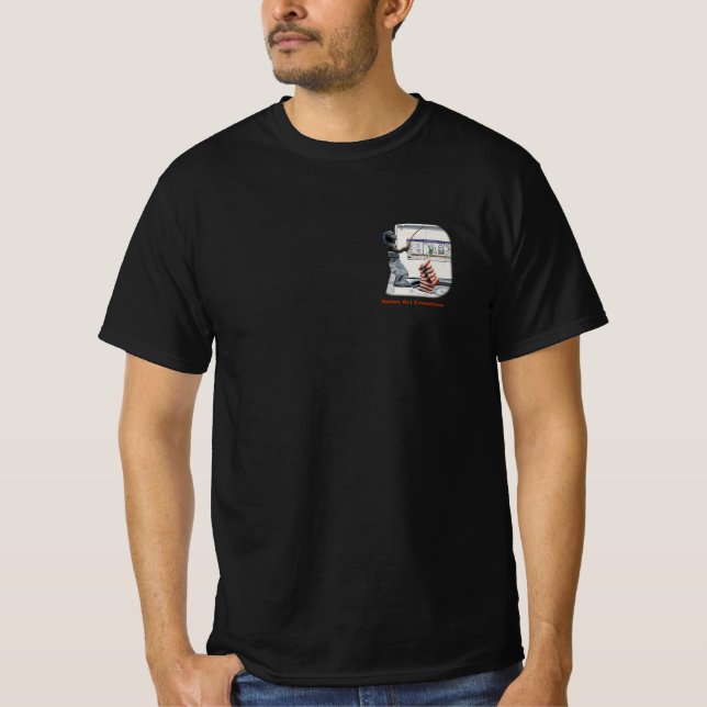 Camiseta Bloqueio Criminal Crime Fantasia Artes (Frente)