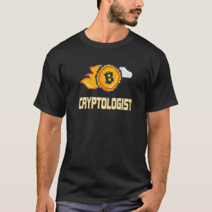 Camiseta Bloqueio de Cryptocurrency Não Fungível NFT