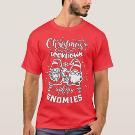 Camiseta Bloqueio de Natal com meus gnomos - Gnomos Gnomos