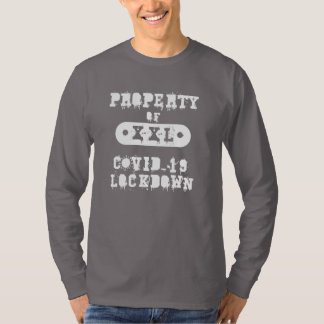 Camiseta Bloqueio de propriedade Covid-19