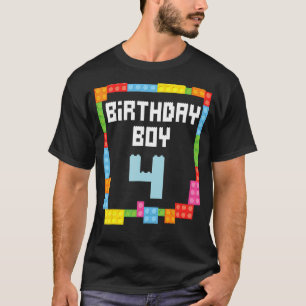 Camiseta Bloqueio mestre do Boy de 4 anos