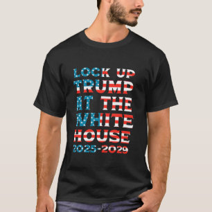Camiseta Bloqueio na Casa Branca Humor EUA Eleição Fu