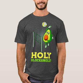 Camiseta Bloqueio Sagrado Blockamole Funny Voleibol Bloco A