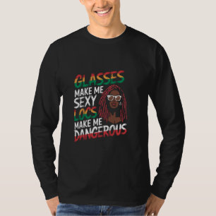 Camiseta Bloqueios me fazem perigosíssima afro negro americ