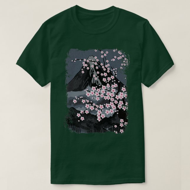 Camiseta Blossom de Cereja Bonito, Sakura com Mou (Frente do Design)