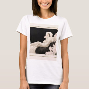 Camiseta Blossom do amor por Louis Icart