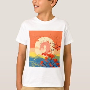 CAMISETA BLOSSOM NATURE MOUNTAIN DRAGON