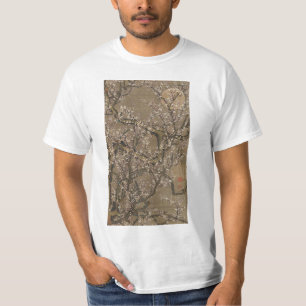 Camiseta Blossomas de ameixa branca e lua por Ito Jakuchu