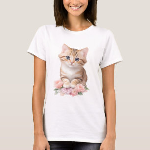 Camiseta Blossomas de Felina Quadrados Quadrados