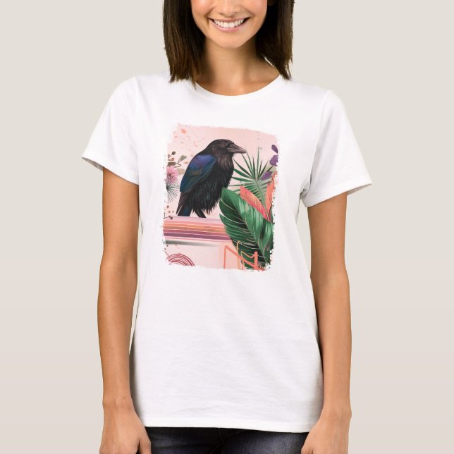 Camiseta BlossomRaven in Tropical Garden (Frente)