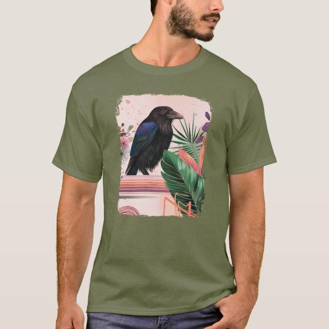 Camiseta BlossomRaven in Tropical Garden (Frente)