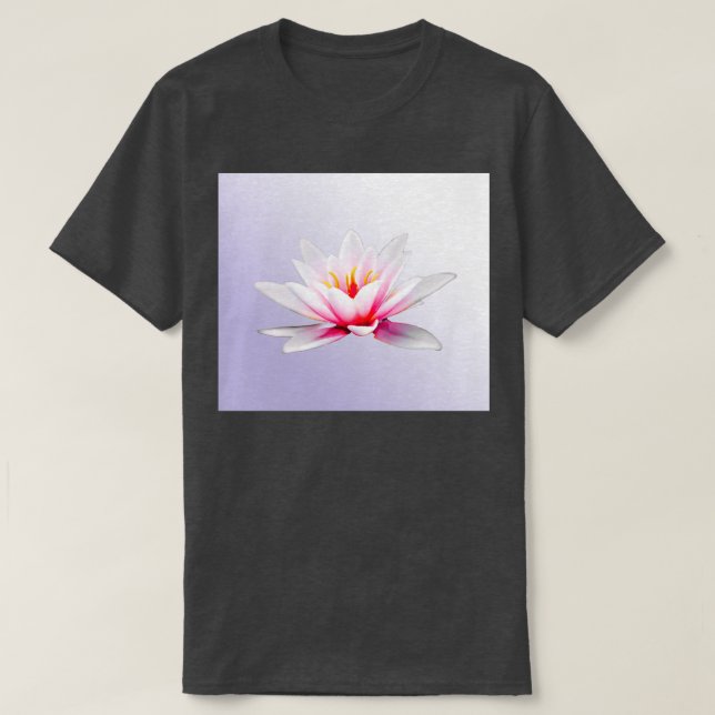 Camiseta Blossum de Aquário Branco (Frente do Design)