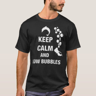 Camiseta Blow Bubbles cavalgando humor