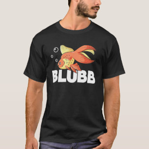 Camiseta Blubb Peixe Dourado Subaquático Aquarista Manutenç