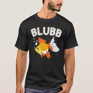Camiseta Blubb Peixe Dourado Subaquático Aquarista Manutenç
