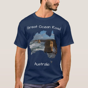 Camiseta Blue 12 Apostles Excelente Ocean Road Austrália