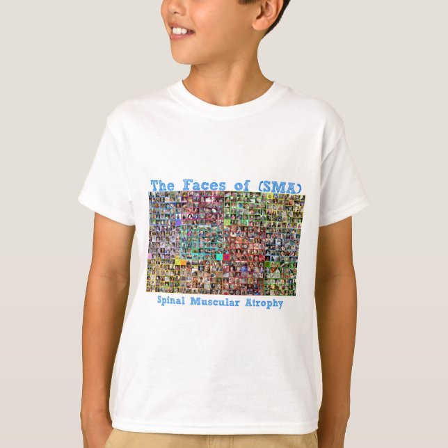 Camiseta Blue 2014 Faces de SMA (Frente)