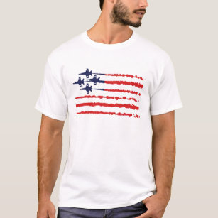 Camiseta Blue Angels USA Flag T-Shirt
