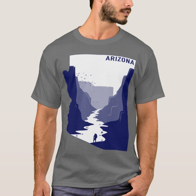 Camiseta Blue Arizona Oversize (Frente)