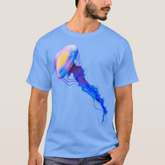 Camiseta Blue art jellyfish