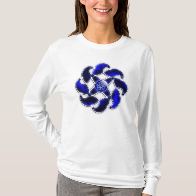 Camiseta Blue As Sea Shirt (Frente)