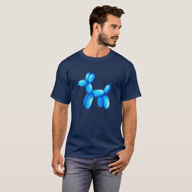 Camiseta Blue Balloon Animal Dog (Frente Completa)