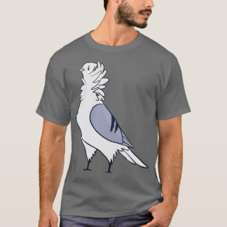 Camiseta Blue Bar Old German Owl Pigeon 2