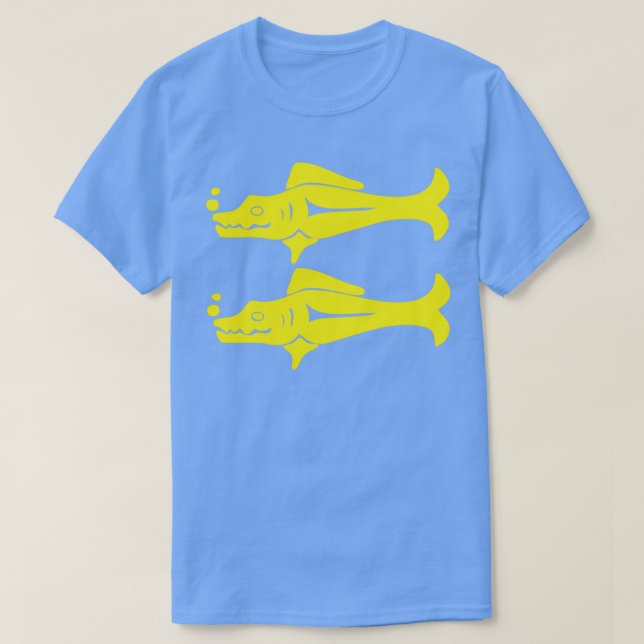 Camiseta Blue Barracudas (Frente do Design)