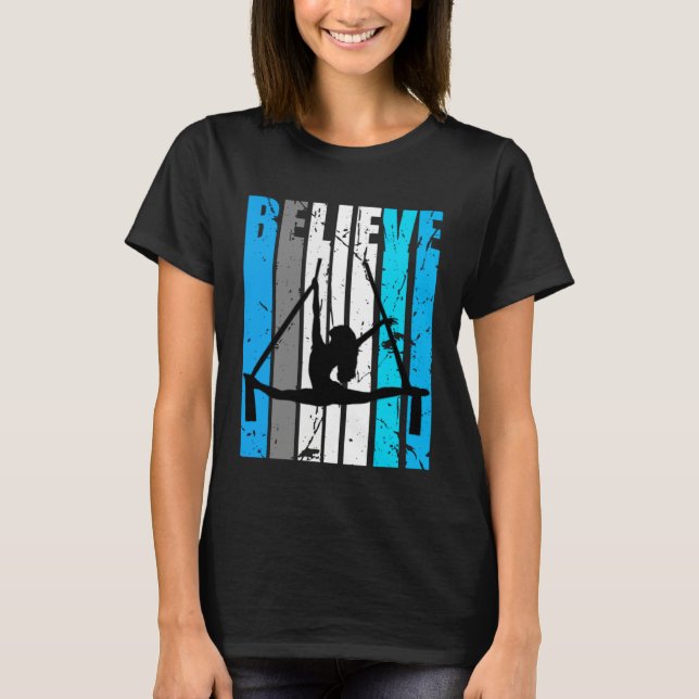 Camiseta Blue Believe Air Dancer Motivational Girls Dance R (Frente)
