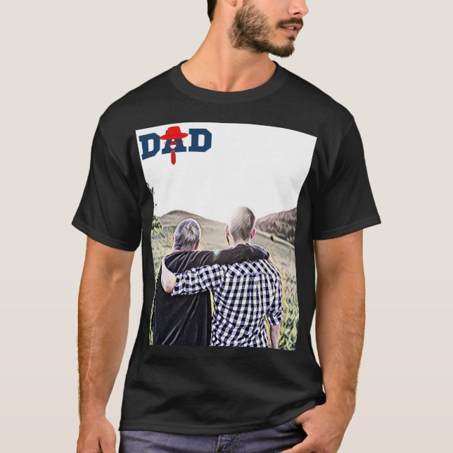 Camiseta Blue best grandpa ever the times (Frente)