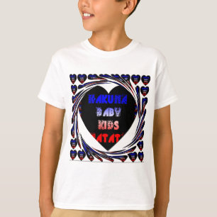 Camiseta Blue Black Hakuna Matata Baby Kids Design.png