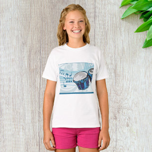 Camiseta Blue Bongo Drum Music Girls