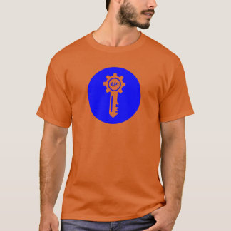 Camiseta Blue Circular API Key Icon