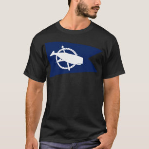 Camiseta Blue Clássico E White Nantucket Island White Sper