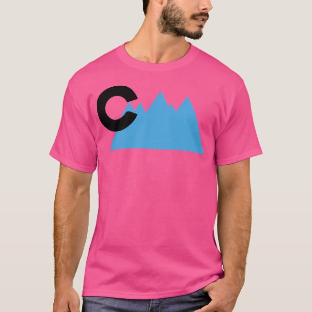 Camiseta Blue Colorado Mounties Ative (Frente)