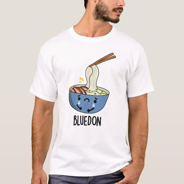 Camiseta Blue-don Funny Udon Pun  (Frente)