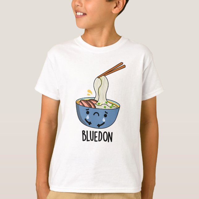 Camiseta Blue-don Funny Udon Pun  (Frente)