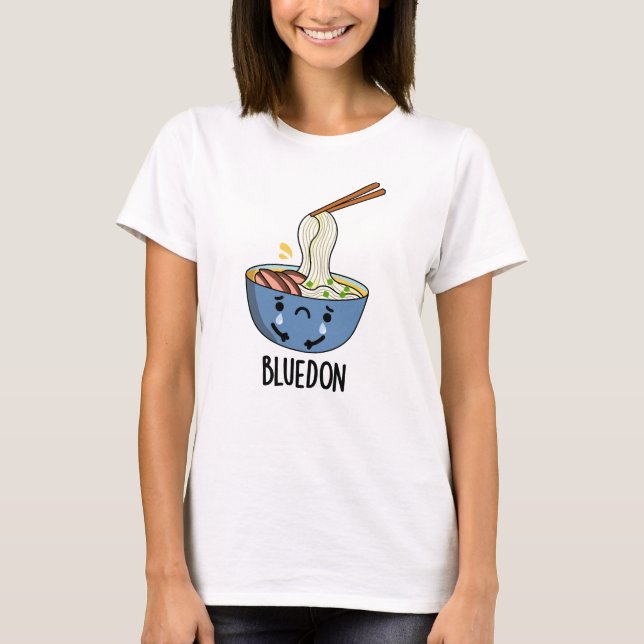 Camiseta Blue-don Funny Udon Pun  (Frente)