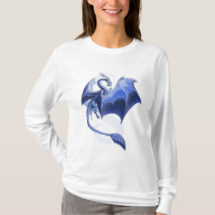Camiseta Blue Dragon of Winter Fantasy Art